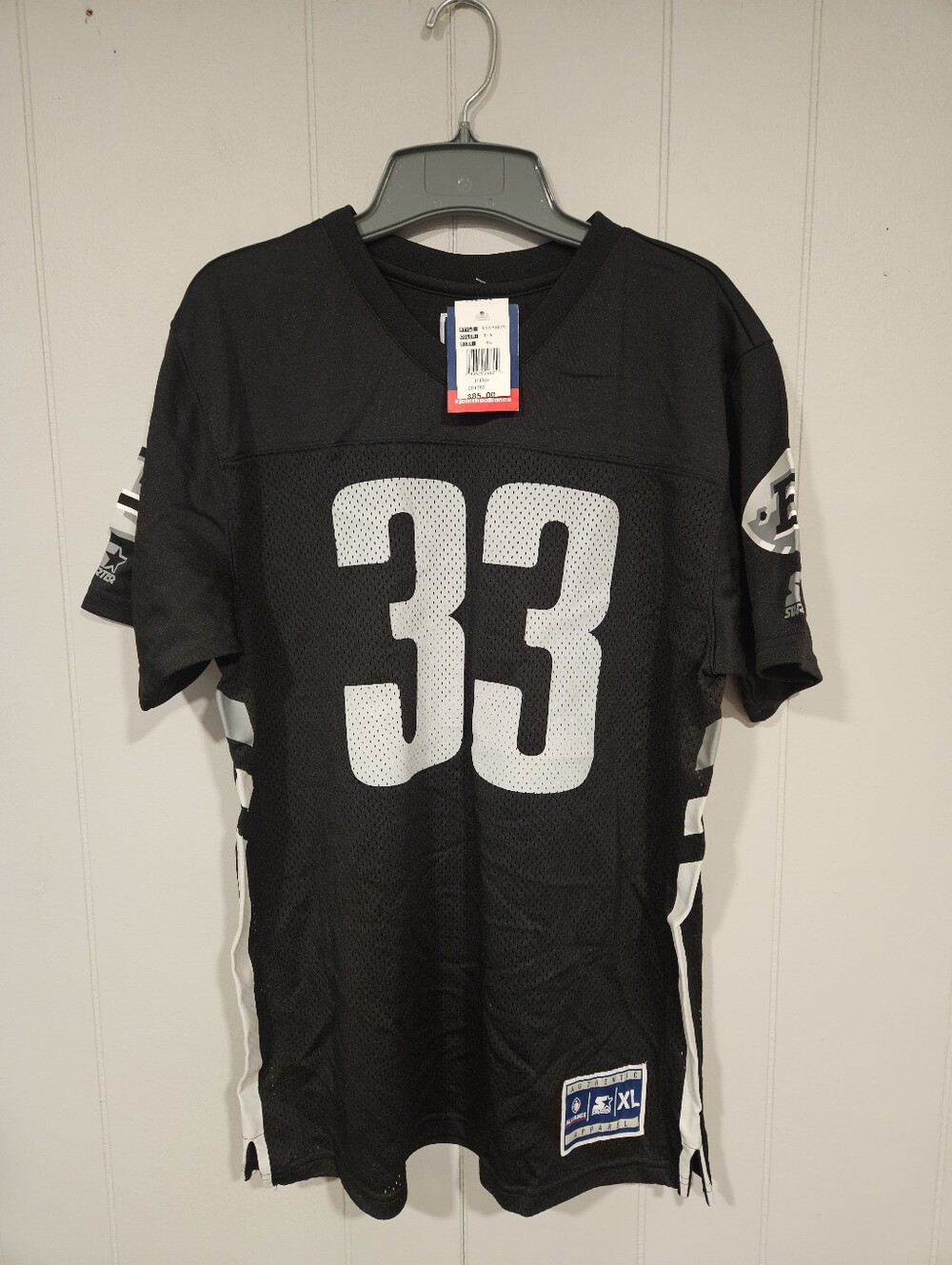 Birmingham Iron AAF Football Youth Boys Size XL 16-18 Starter Jersey #33 NWT